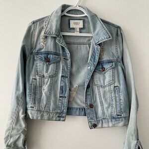 Forever 21 - Distressed Jean Jacket - size M